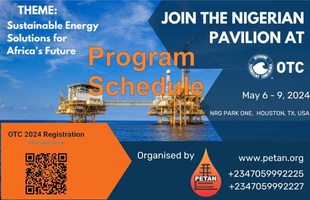 OTC 2024 PROGRAMME FLIER Petroleum Technology Association of Nigeria
