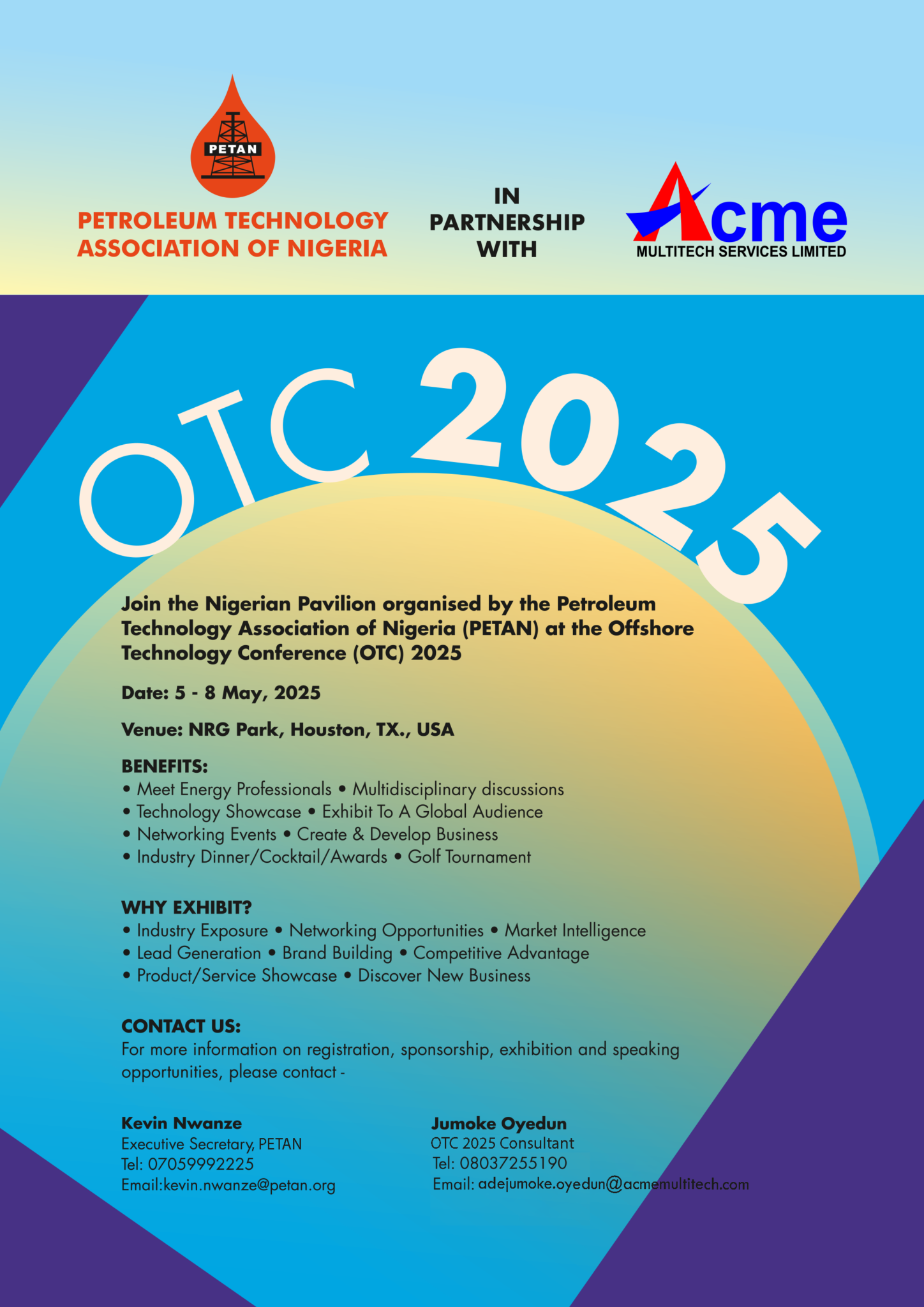 OTC 2025 Petroleum Technology Association of Nigeria