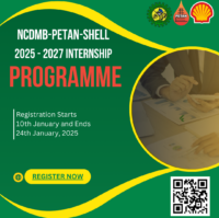 NCDMB-PETAN-SHELL 2025 - 2027 INTERNSHIP PROGRAM REGISTRATION-